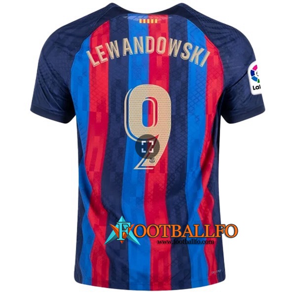 Camisetas De Futbol FC Barcelona (LEWANDOWSKI #9) 2022/2023 Primera
