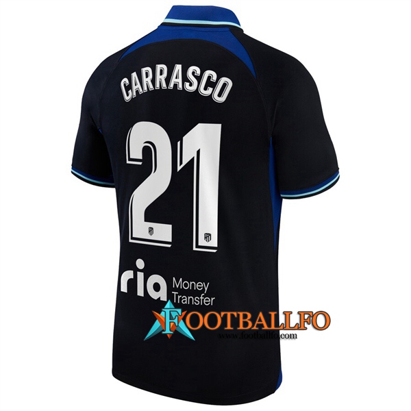Camisetas De Futbol Atletico Madrid (CARRASCO #21) 2022/2023 Segunda