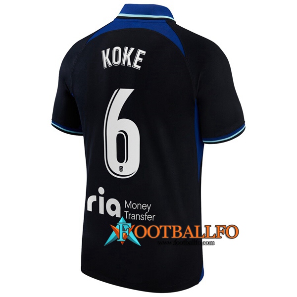 Camisetas De Futbol Atletico Madrid (KOKE #6) 2022/2023 Segunda