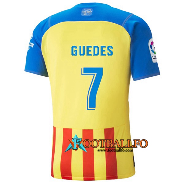 Camisetas De Futbol Valencia (GUEDES #7) 2022/2023 Tercera