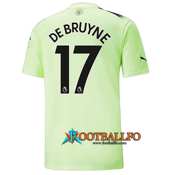 Camisetas De Futbol Manchester City (DE BRUYNE #17) 2022/2023 Tercera