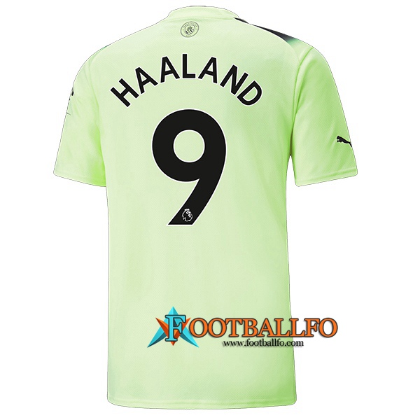 Camisetas De Futbol Manchester City (HAALAND #9) 2022/2023 Tercera