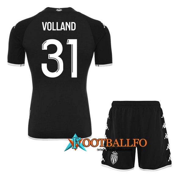 Camisetas De Futbol AS Monaco (VOLLAND #31) Ninos Segunda 2022/2023