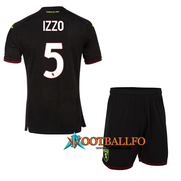 Camisetas De Futbol Torino (IZZO #5) Ninos Tercera 2022/2023