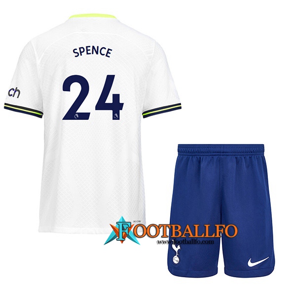 Camisetas De Futbol Tottenham Hotspur (SPENCE #24) Ninos Primera 2022/2023