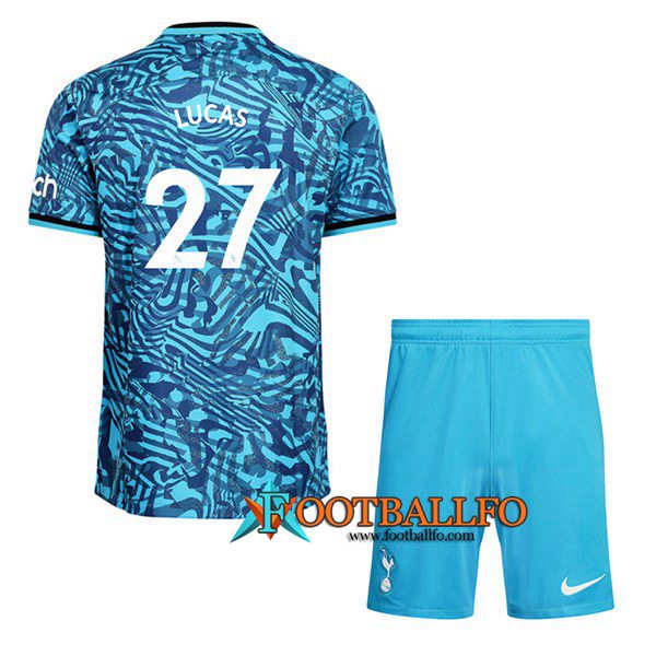 Camisetas De Futbol Tottenham Hotspur (LUCAS #27) Ninos Tercera 2022/2023