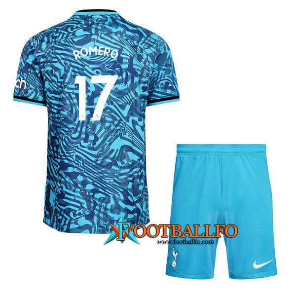Camisetas De Futbol Tottenham Hotspur (ROMERO #17) Ninos Tercera 2022/2023