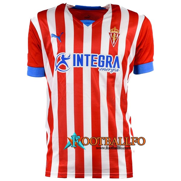 Nueva Camisetas De Futbol Sporting Gijon Primera 2022/2023
