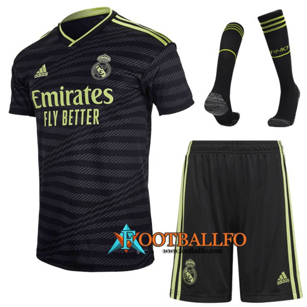 Camisetas De Futbol Real Madrid Tercera (Cortos + Calcetines) 2022/2023