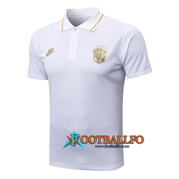 Camiseta Polo Brasil NIKE Blanco 2022/2023