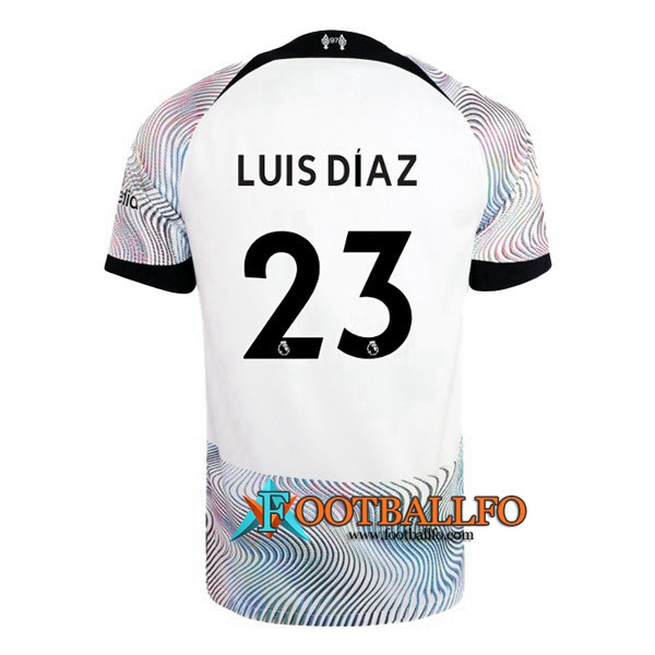 Camisetas De Futbol Liverpool (LUIS DIAZ #23) 2022/2023 Segunda