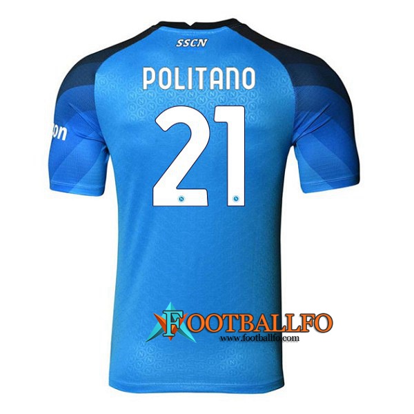 Camisetas De Futbol SSC Napoli (POLITANO #21) 2022/2023 Primera
