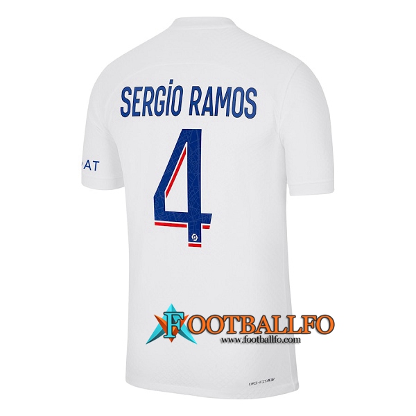 Camisetas De Futbol PSG (SERGIO RAMOS #4) 2022/2023 Tercera