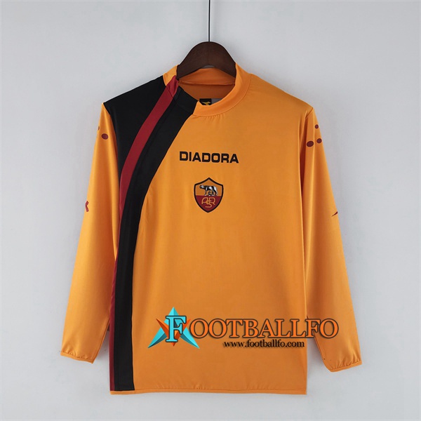 Camisetas De Futbol AS Roma Primera Manga Larga 2005/2006