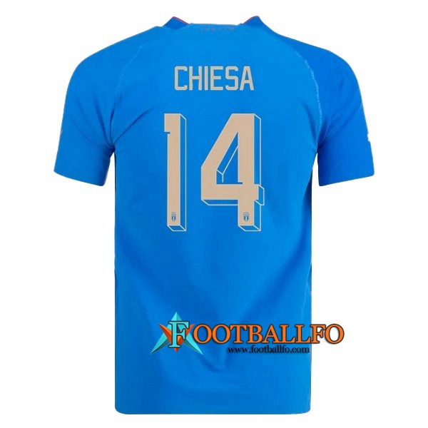 Camiseta Equipo Nacional Italia (CHIESA #14) 2022/2023 Primera