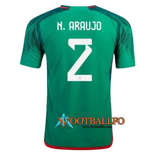 Camiseta Equipo Nacional México (N. ARAUJO #2) 2022/2023 Primera