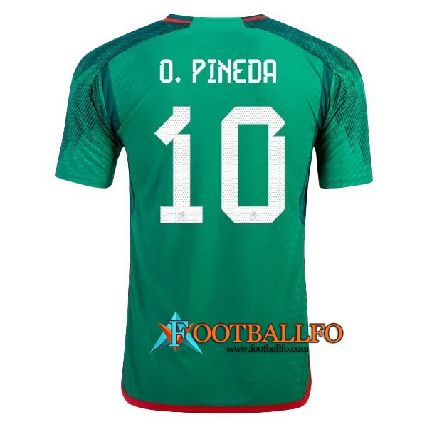 Camiseta Equipo Nacional México (O. PINEDA #10) 2022/2023 Primera