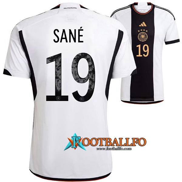 Camiseta Equipo Nacional Alemania (SANE #19) 2022/2023 Primera