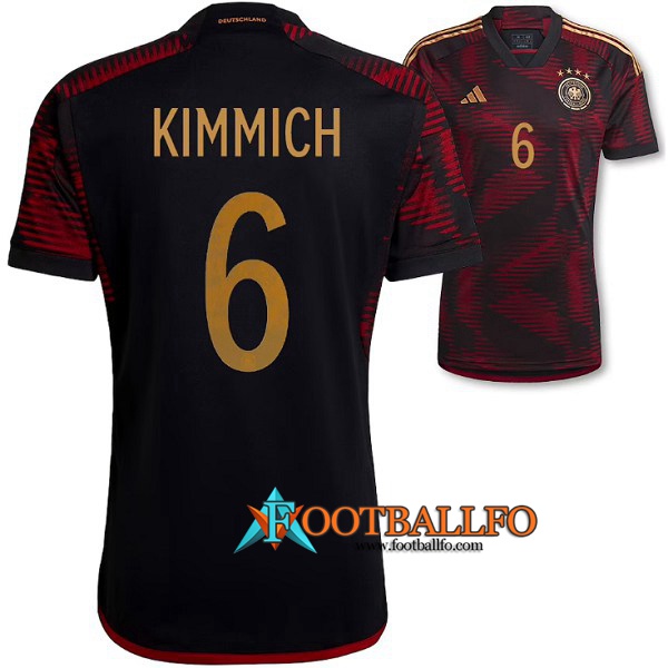 Camiseta Equipo Nacional Alemania (KIMMICH #6) 2022/2023 Segunda