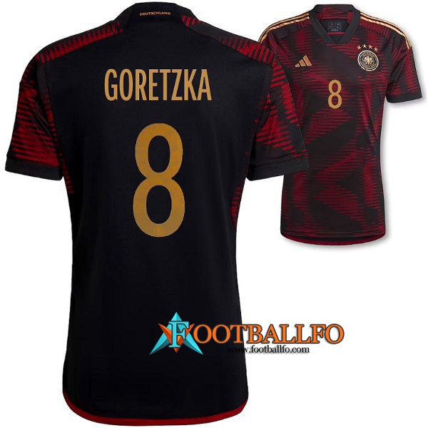Camiseta Equipo Nacional Alemania (GORETZKA #8) 2022/2023 Segunda