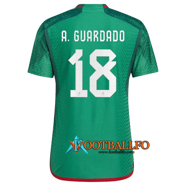Camiseta Equipo Nacional México (A. GUARDADO #18) 2022/2023 Primera