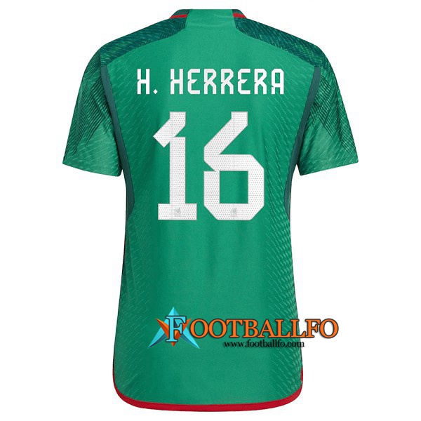 Camiseta Equipo Nacional México (H. HERRERA #16) 2022/2023 Primera