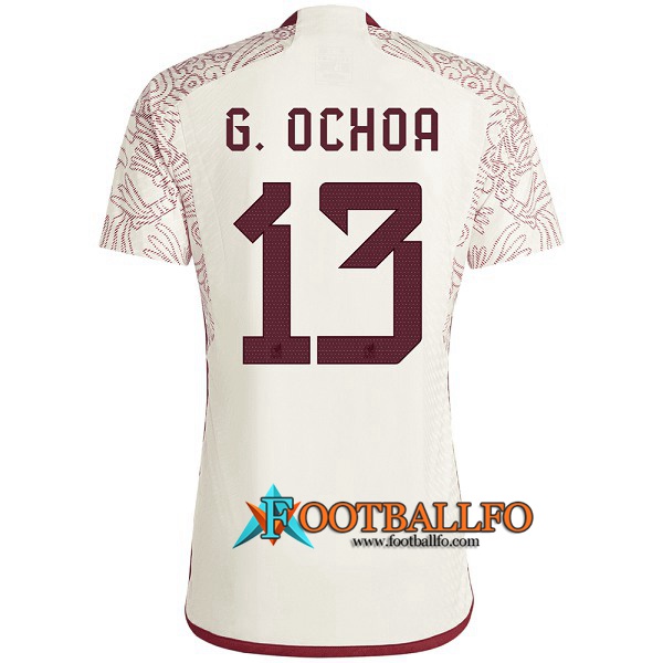 Camiseta Equipo Nacional México (G. OCHOA #13) 2022/2023 Segunda