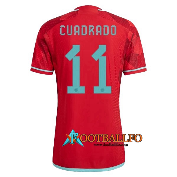 Camiseta Equipo Nacional Colombia (CUADRADO #11) 2022/2023 Segunda