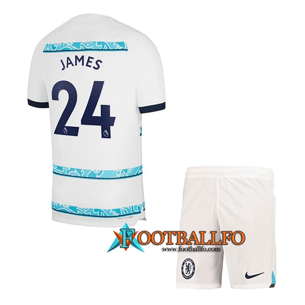 Camisetas De Futbol Chelsea (JAMES #24) Ninoss Segunda 2022/2023