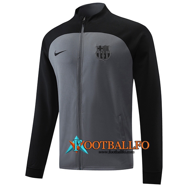 Chaquetas Futbol FC Barcelona Negro/Gris 2022/2023