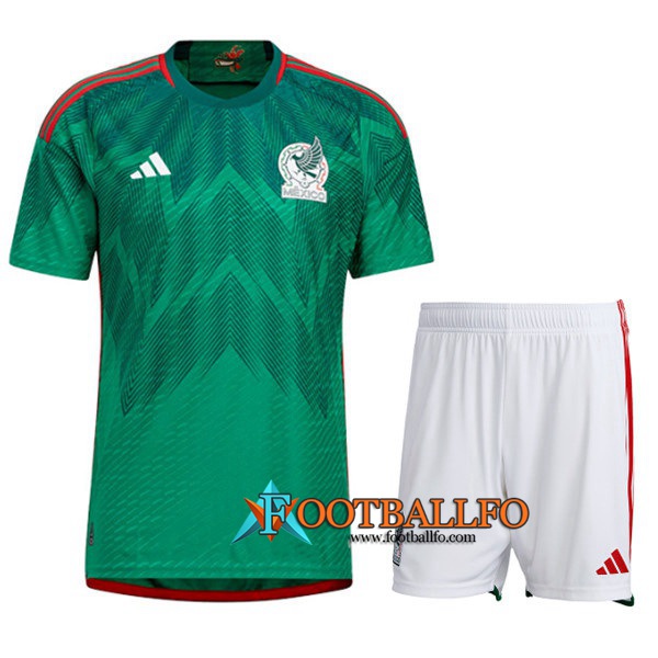 Camisetas De Futbol México Primera + Cortos Copa Del Mundo 2022