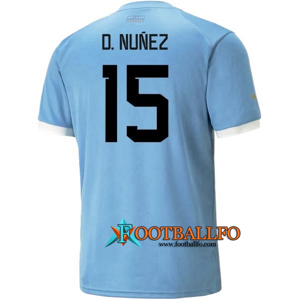 Camisetas De Futbol Uruguay (F.VALVERDE #15）Copa Del Mundo 2022 Primera