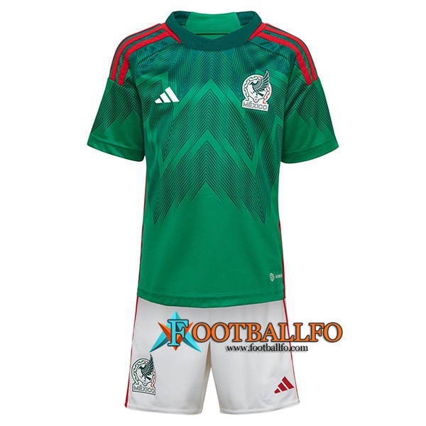 Nueva Camisetas De Futbol México Ninos Primera 2022/2023