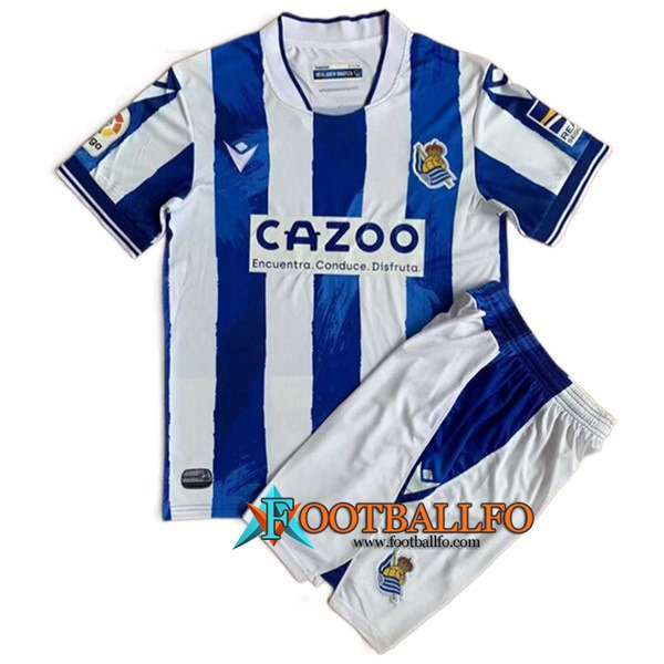 Nueva Camisetas De Futbol Real Sociedad Ninos Primera 2022/2023
