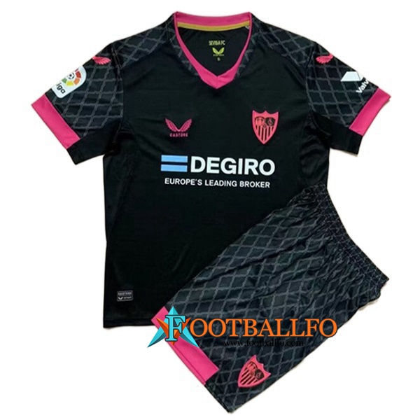Nueva Camisetas De Futbol Sevilla FC Ninos Tercera 2022/2023