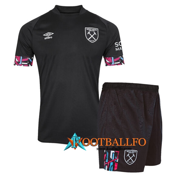 Nueva Camisetas De Futbol West Ham Ninos Segunda 2022/2023