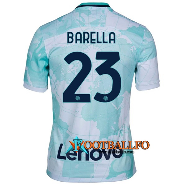 Camisetas De Futbol Inter Milan (BARELLA #23) 2022/2023 Segunda