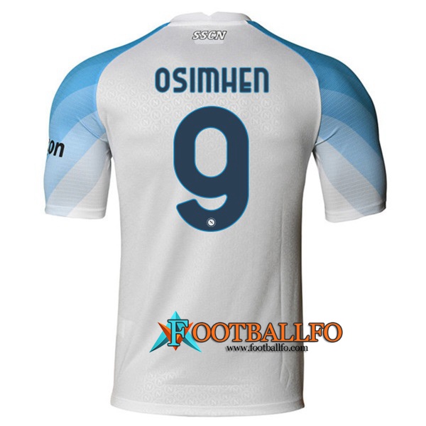 Camisetas De Futbol SSC Napoli (OSIMHEN #9) 2022/2023 Segunda