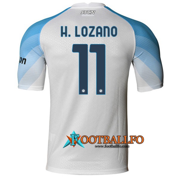 Camisetas De Futbol SSC Napoli (H. LOZANO #11) 2022/2023 Segunda