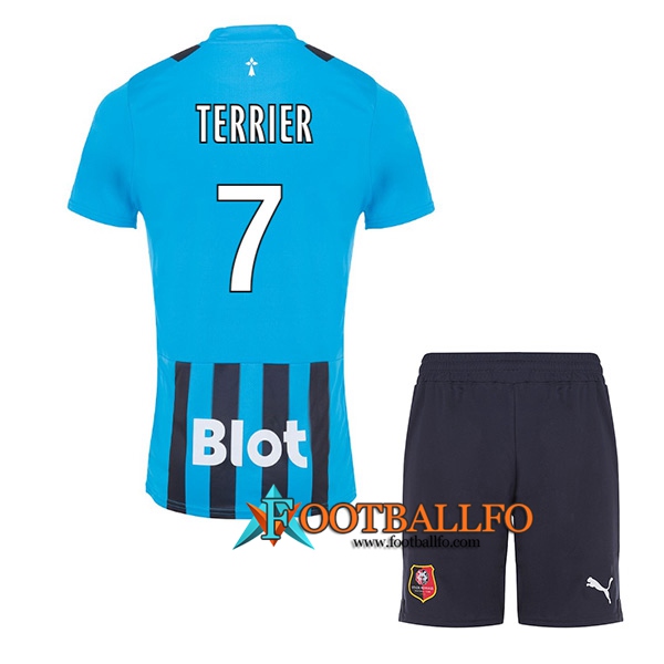 Camisetas De Futbol Stade Rennais (TERRIER #7) Ninos Tercera 2022/2023
