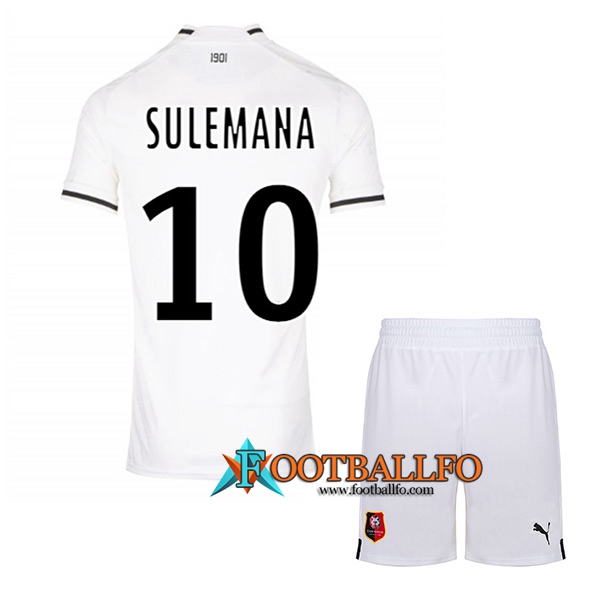 Camisetas De Futbol Stade Rennais (SULEMANA #10) Ninos Segunda 2022/2023