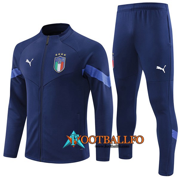 Chandal Equipos De Futbol - Chaqueta Italia Azul Marinos 2022/2023