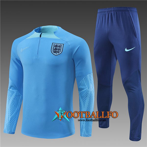 Chandal Equipos De Futbol Inglaterra Ninos Azul Claro 2022/2023