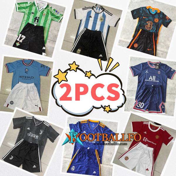 Camisetas De Futbol Ninos - Enviado Al Azar 2PCS