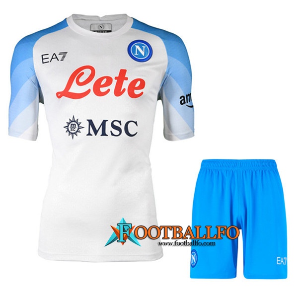 Camisetas De Futbol SSC Napoli Segunda + Cortos 2022/2023