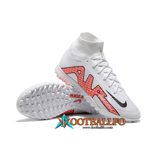 Nike Botas De Fútbol Superfly 8 Academy TF Blanco/Rojo