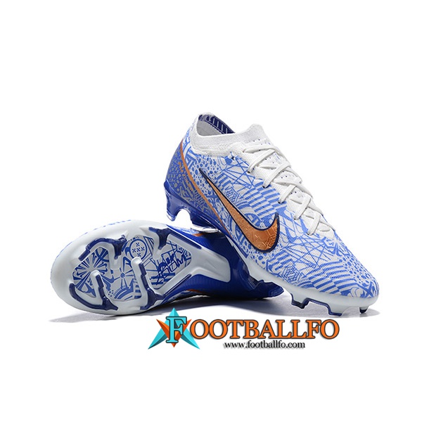 Nike Botas De Fútbol Air Zoom Mercurial Vapor XV Elite FG Azul/Blanco