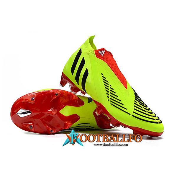 Adidas Botas De Fútbol Predator Edge Geometric+ FG Amarillo/Rojo