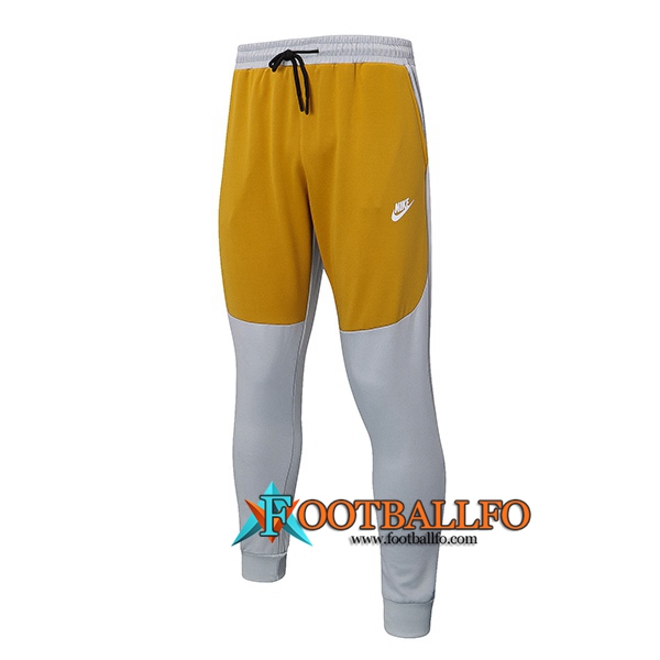 Pantalon Entrenamiento Nike Gris/Amarillo 2022/2023