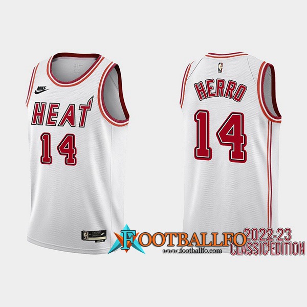 Camisetas Miami Heat (HERRO #14) 2022/23 Blanco